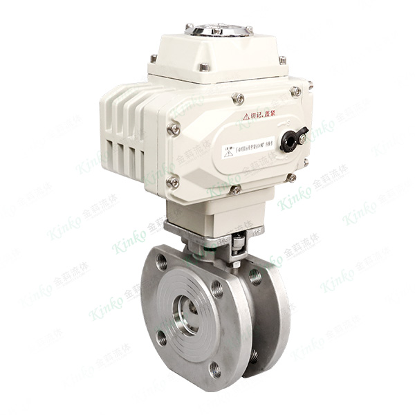 Electric high-platform thin ball valve
