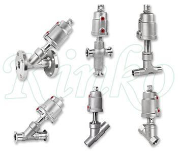Stainless steel angle seat valve series