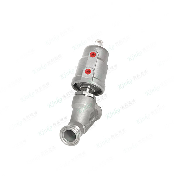 All-stainless steel pneumatic quick-installation Angle seat valve