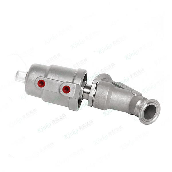 All-stainless steel pneumatic quick-installation Angle seat valve