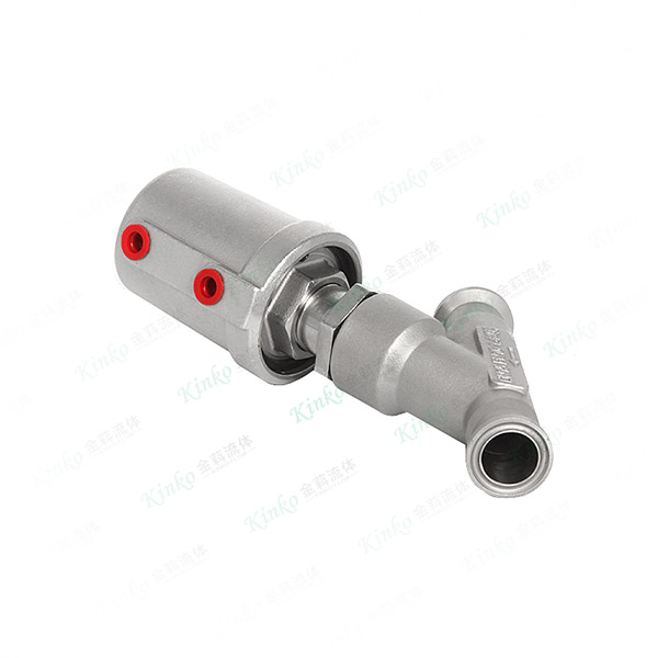 All-stainless steel pneumatic quick-installation Angle seat valve