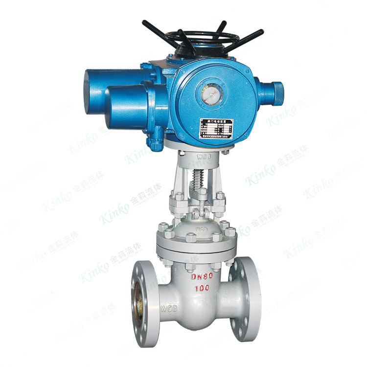Electric flanged gate valve