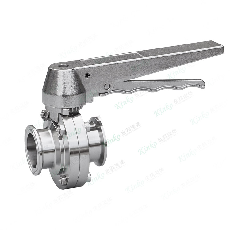 Duckbill type quick-installation butterfly valve
