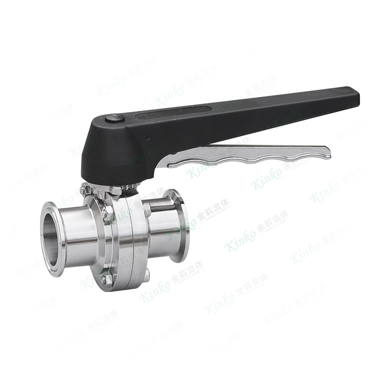 Duckbill type quick-installation butterfly valve