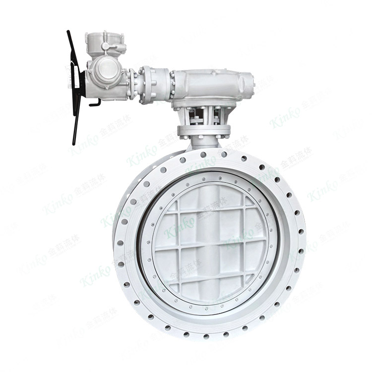 Electric flanged butterfly valve
