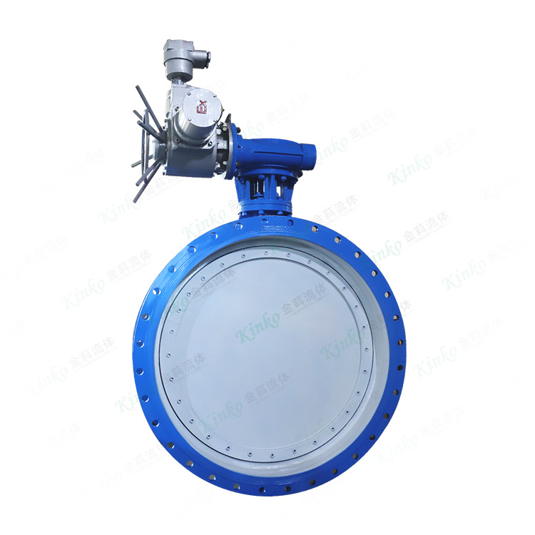 Electric flanged butterfly valve